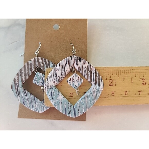 Polymer Clay Dangling Earrings New - Picture 8 of 10